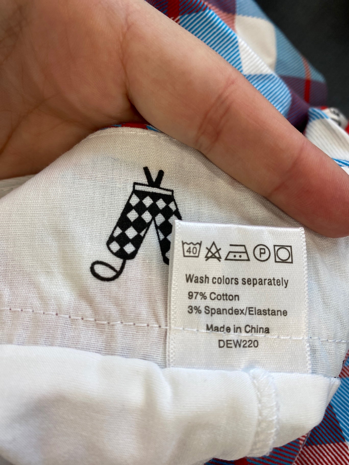 Stunning Royal & Awesome Golf Skort UK 16 Red & Blue Plaid KM001