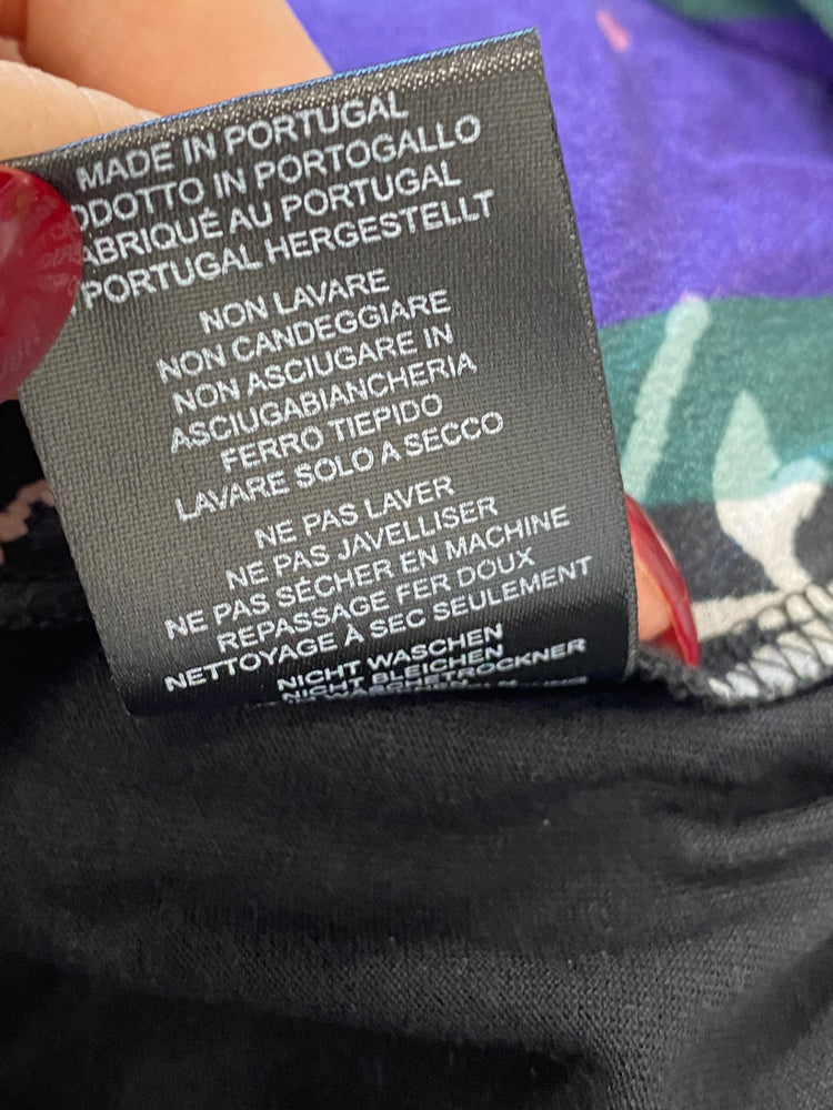 Stunning Paul smith Dress uk XL Black floral summer KM001