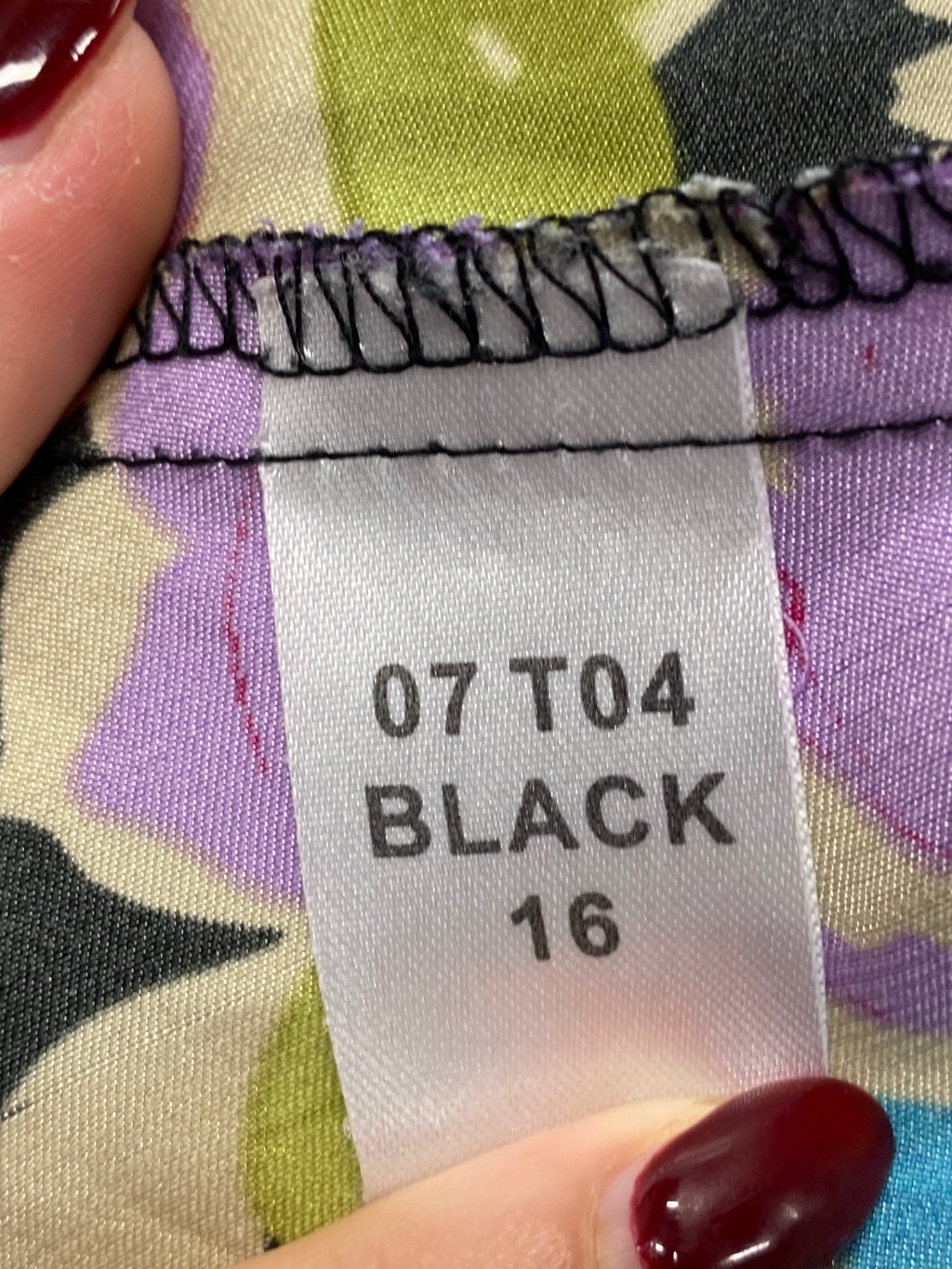 Stunning Long tall sally Short sleeve top UK 16 Multicolor floral sequin KM001