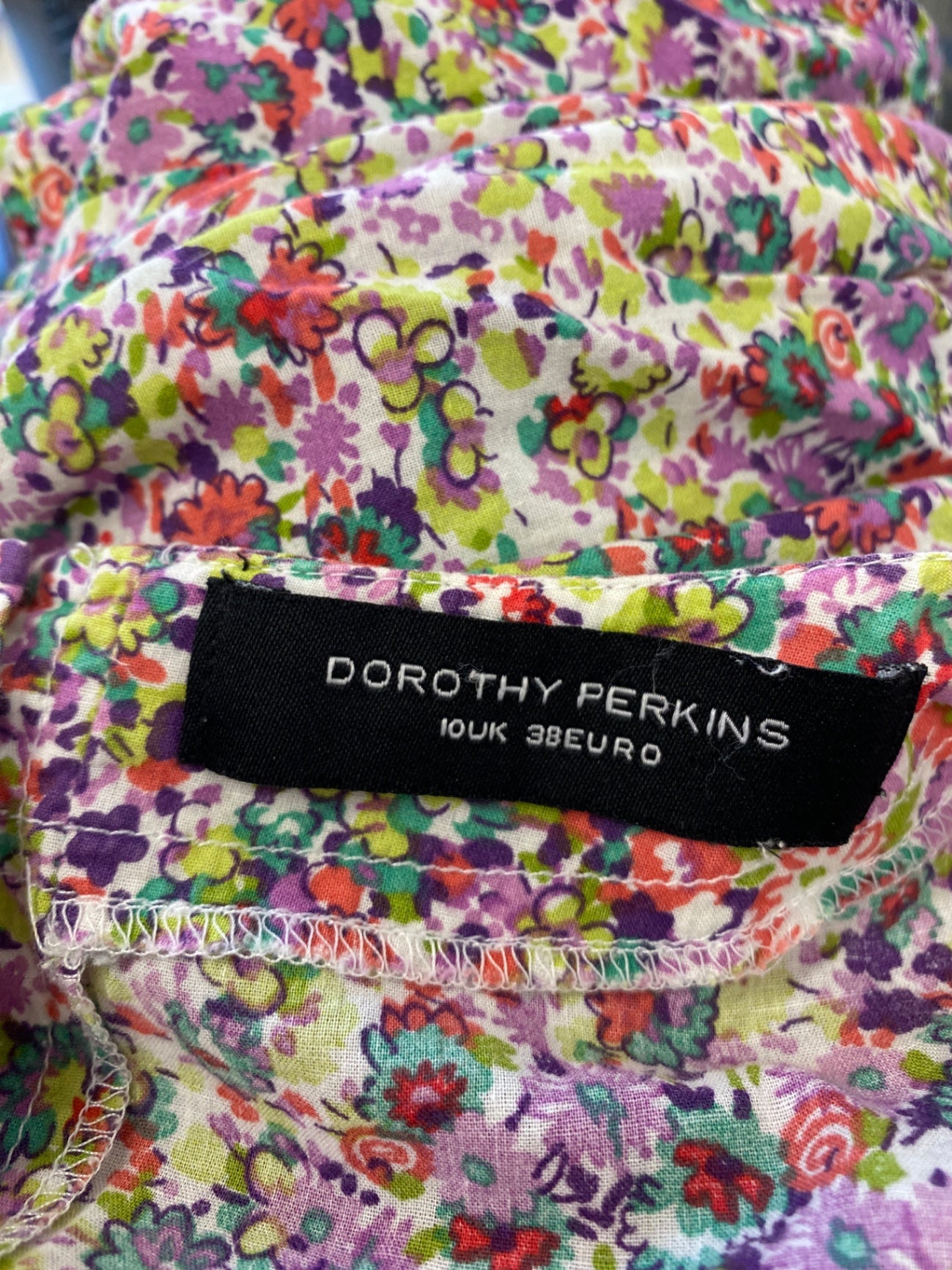 Stunning Dorothy Perkins Tank Top UK 10 Multicolored floral AM011