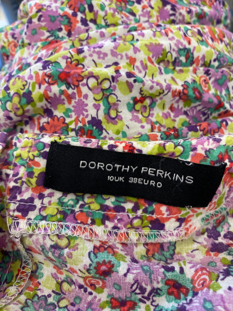 Stunning Dorothy Perkins Tank Top UK 10 Multicolored floral AM011