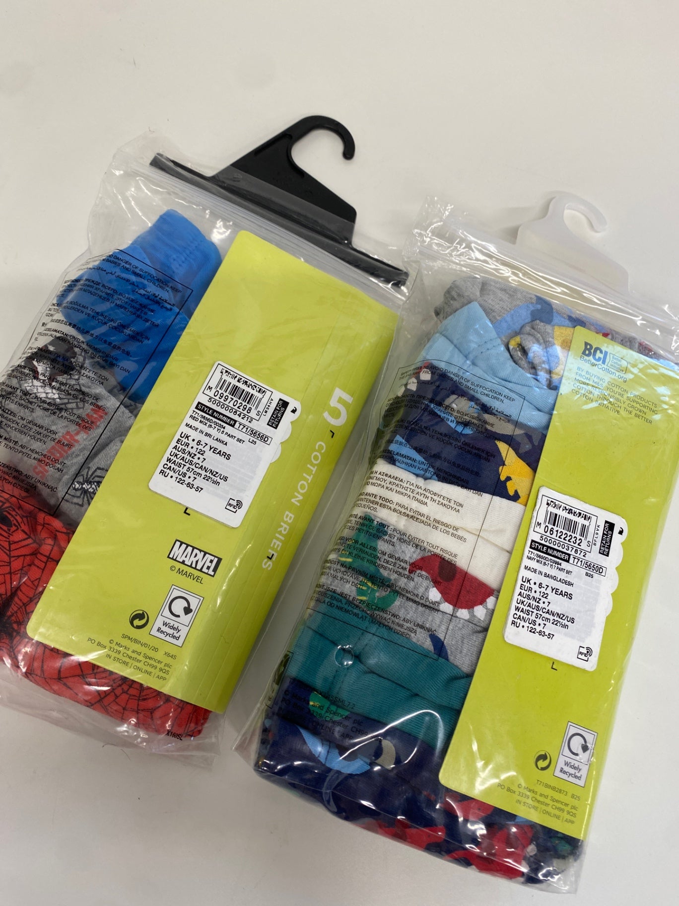 Marks & Spencers Pants Age 6-7 Multicoloured children cartoon KM001