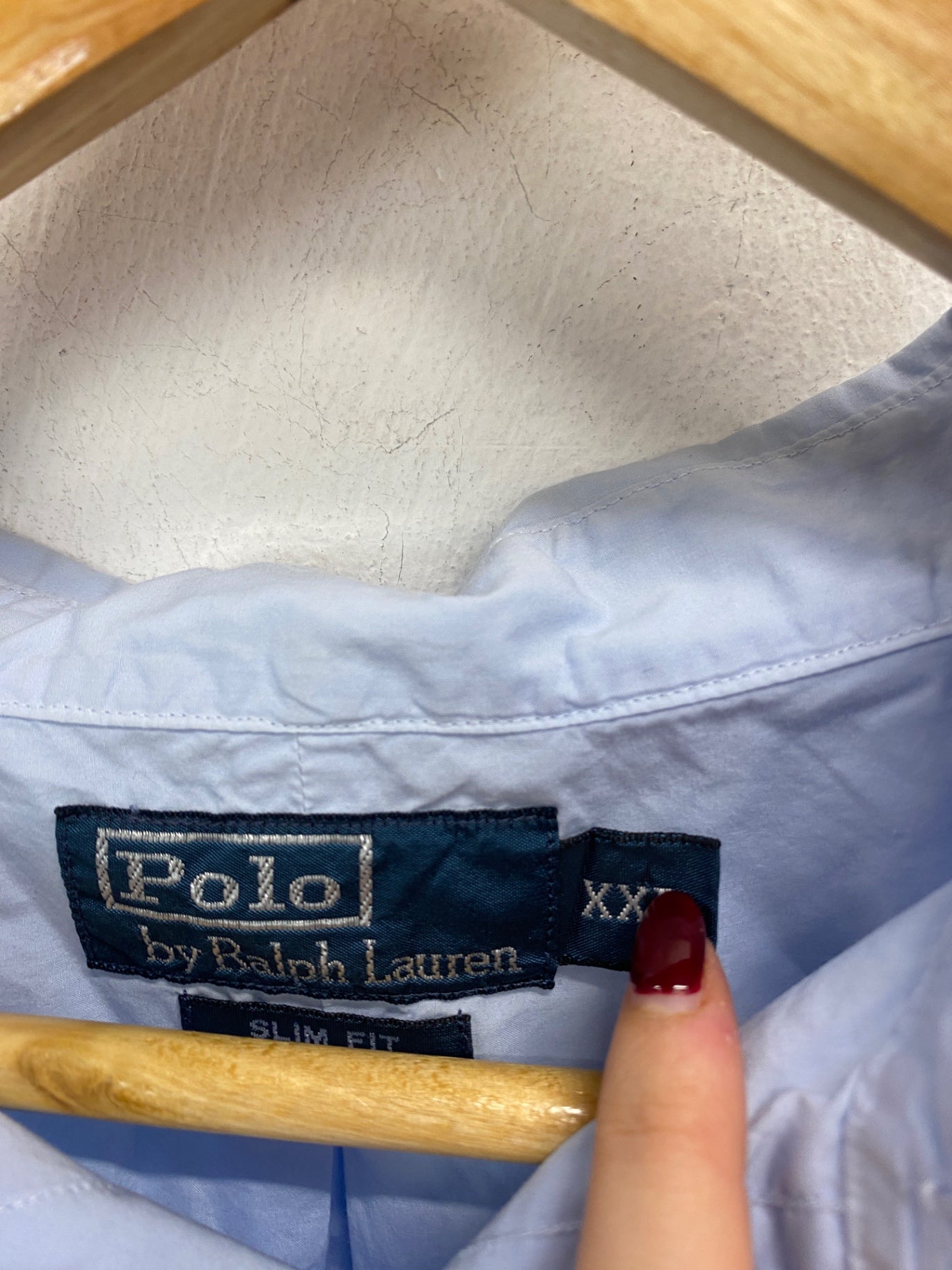 Classic Polo Ralph Lauren Shirt Uk xxL Light blue KM001