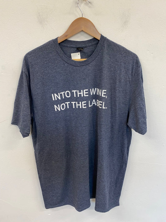 Stunning Anvil by Gildan T-Shirt XL Navy Grey Into The Wine KM001