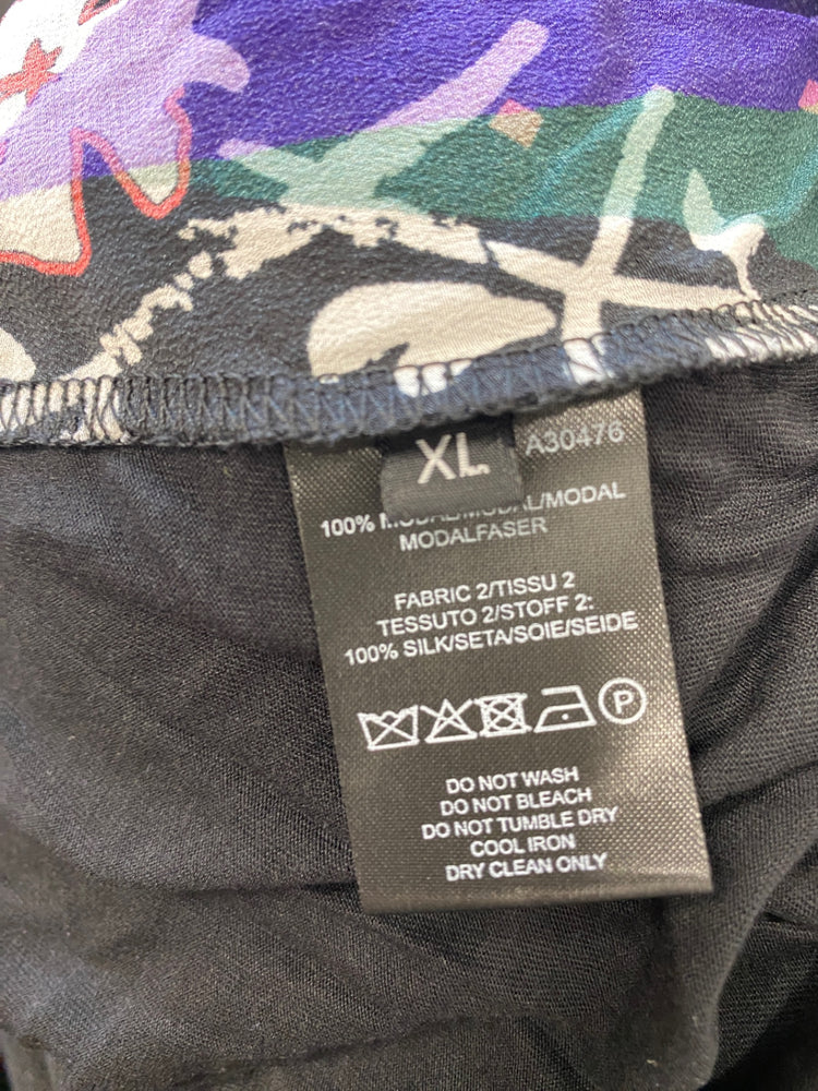 Stunning Paul smith Dress uk XL Black floral summer KM001