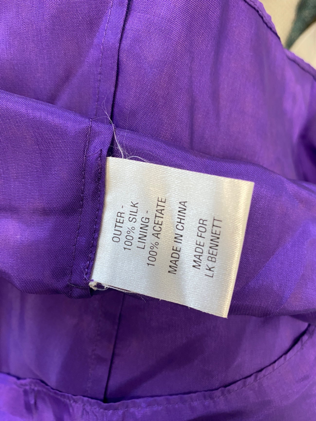 Stunning Lk bennett Dress UK 10 Purple summer race day AM011