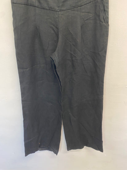 Stunning Paul costelloe Pants 16 Black lightweight cropped KM001