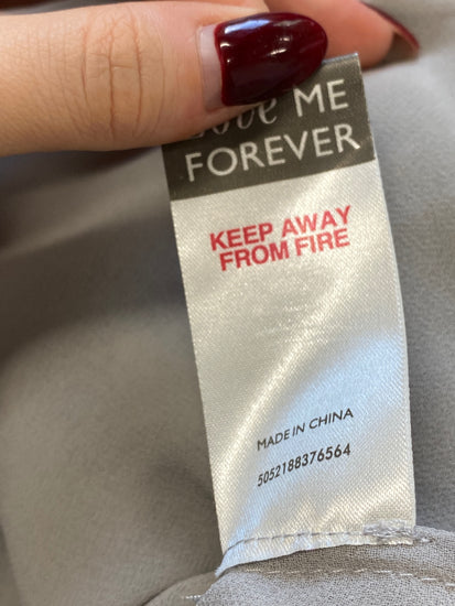 Stunning Mint Velvet Tunic top UK 10 Grey lace floaty AM011