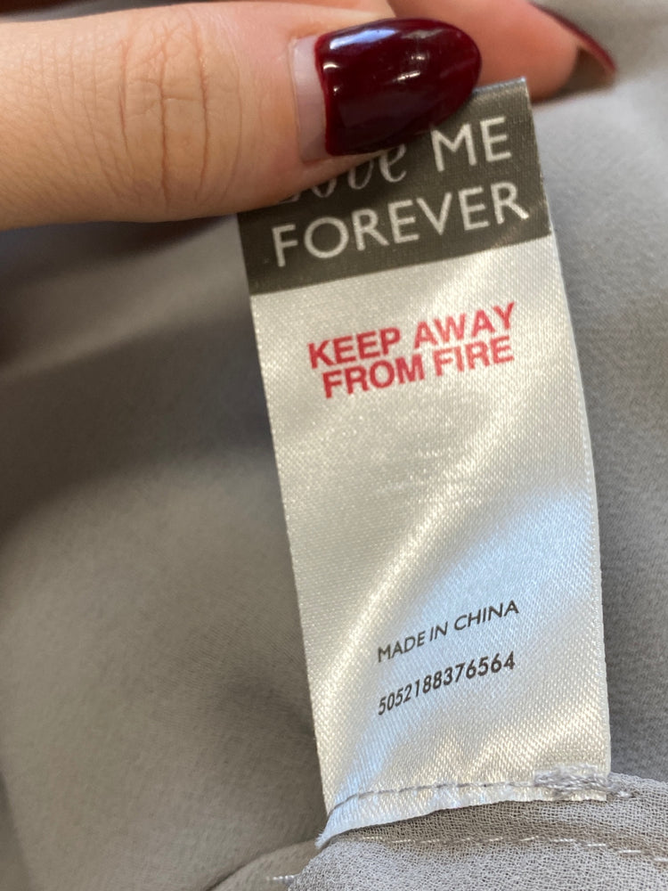 Stunning Mint Velvet Tunic top UK 10 Grey lace floaty AM011