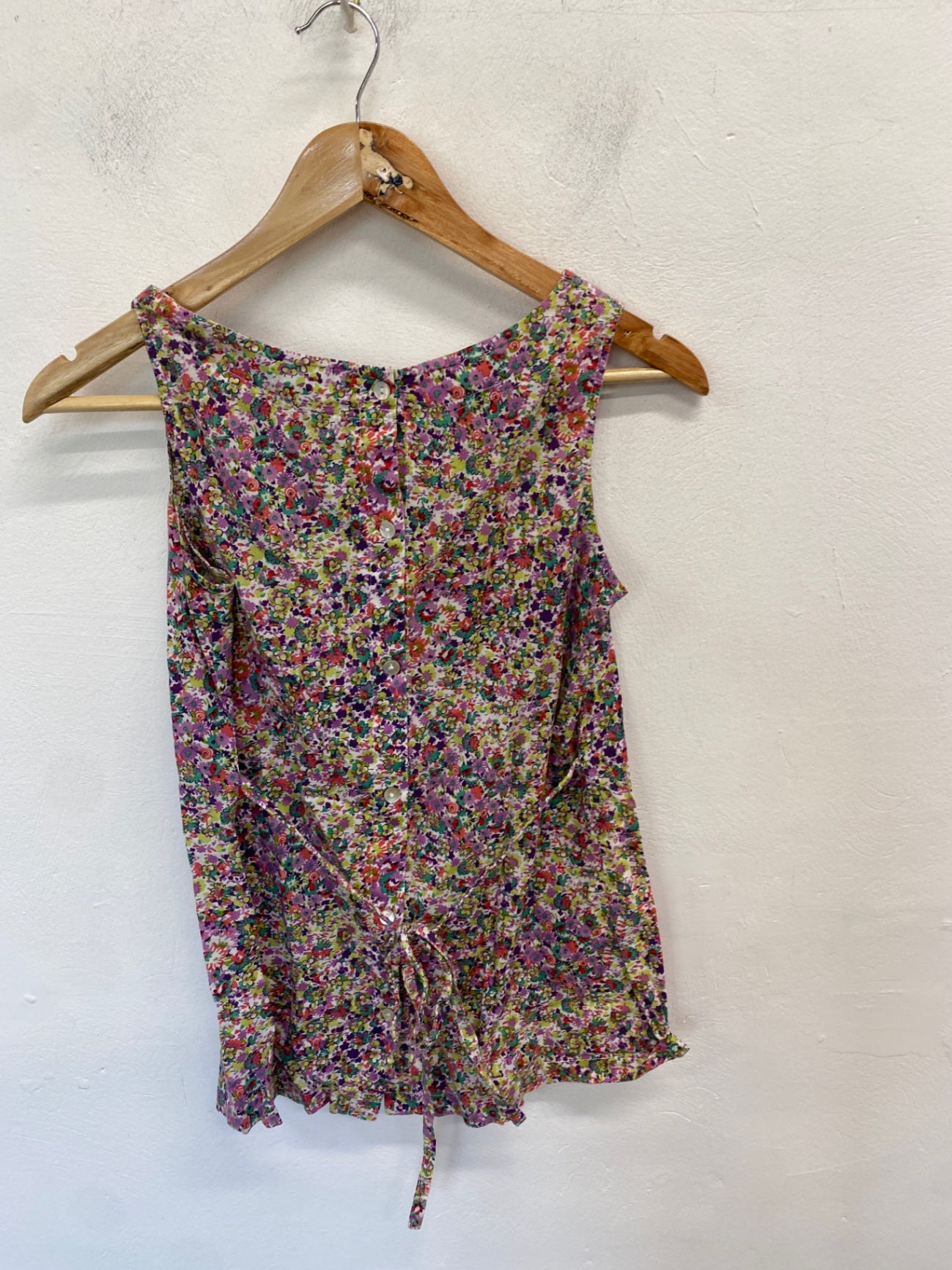 Stunning Dorothy Perkins Tank Top UK 10 Multicolored floral AM011