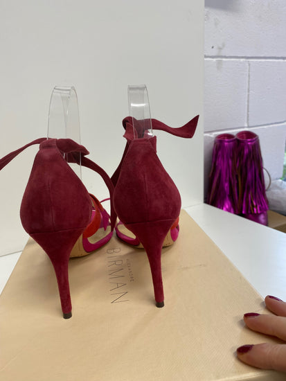 Stunning Alexandre Birman High-heeled sandals Uk5.5 Pink raspberry BB001