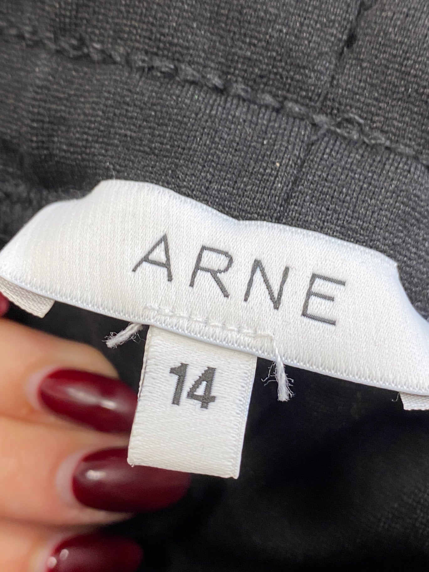 Stunning Arne Sweatpants wide leg UK 14 Black BB001