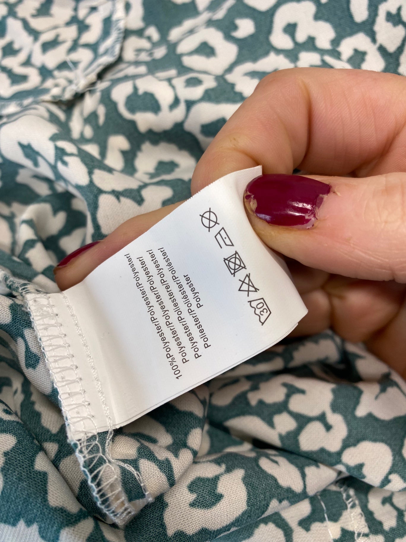 Stunning Glamorous Bloom Maternity Dress uk12 Green & Ivory