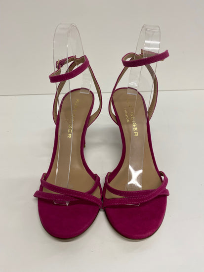 Stunning Kurt Geiger High Heeled Sandals uk4 Magenta occasion Events BB001
