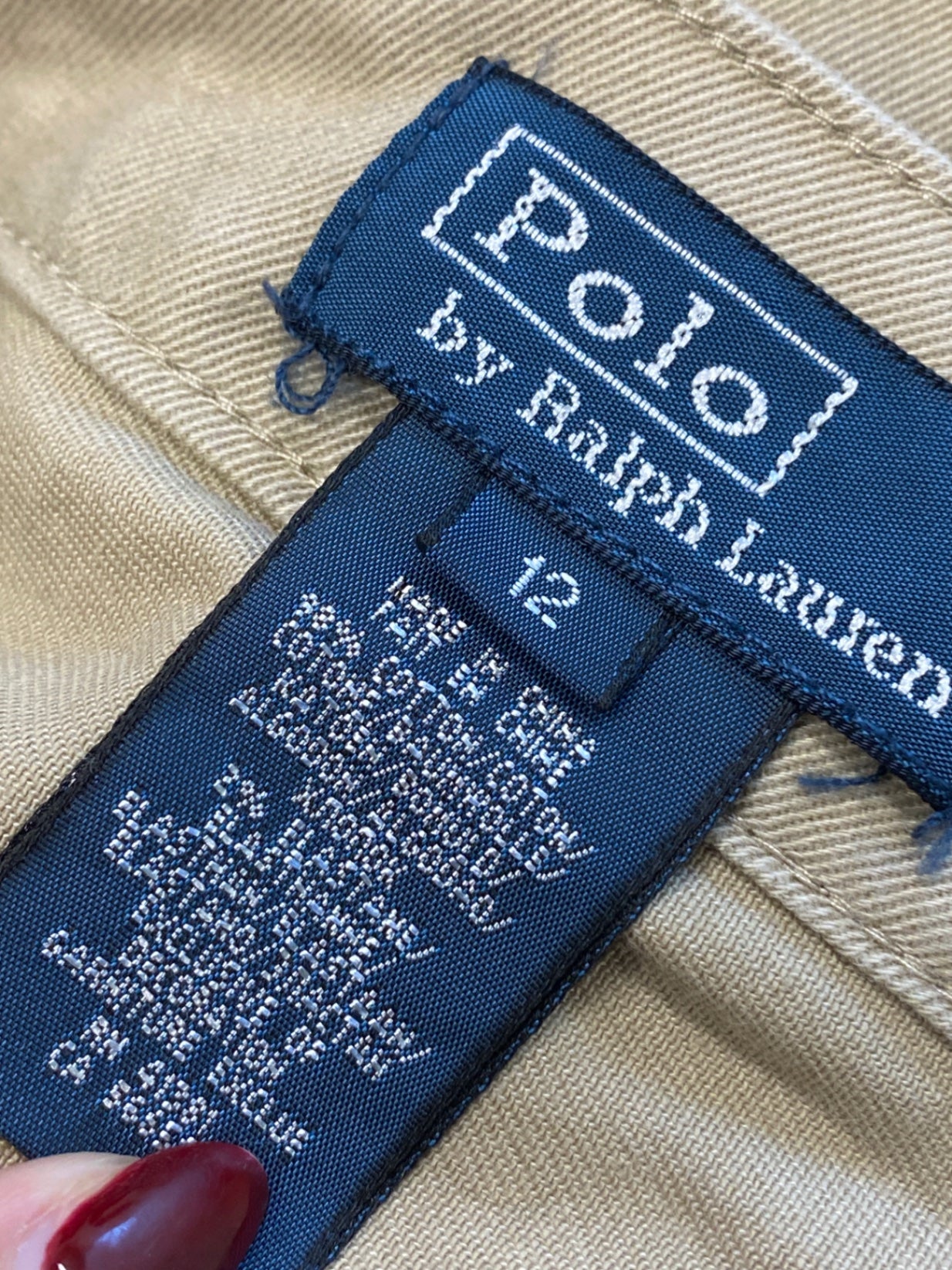 Classic Polo Ralph Lauren Chinos Age 12 Beige BB001