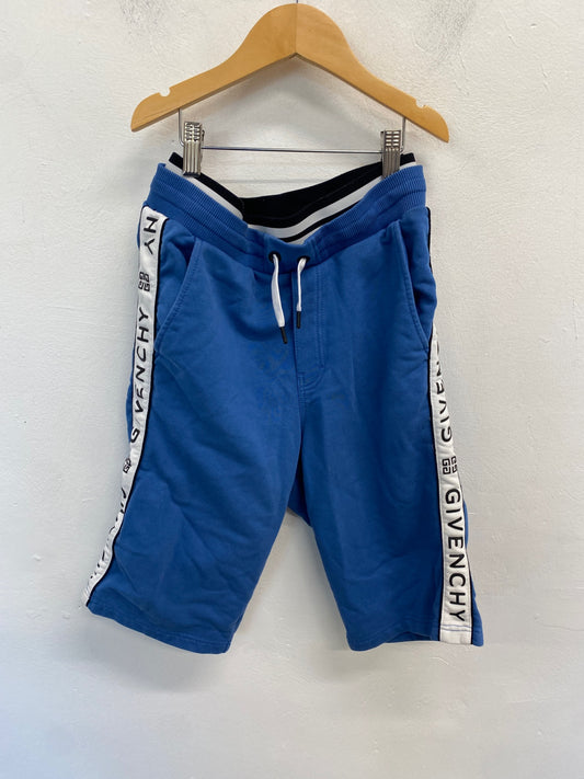 Classic Givenchy Shorts Age 12 Blue logo BB001