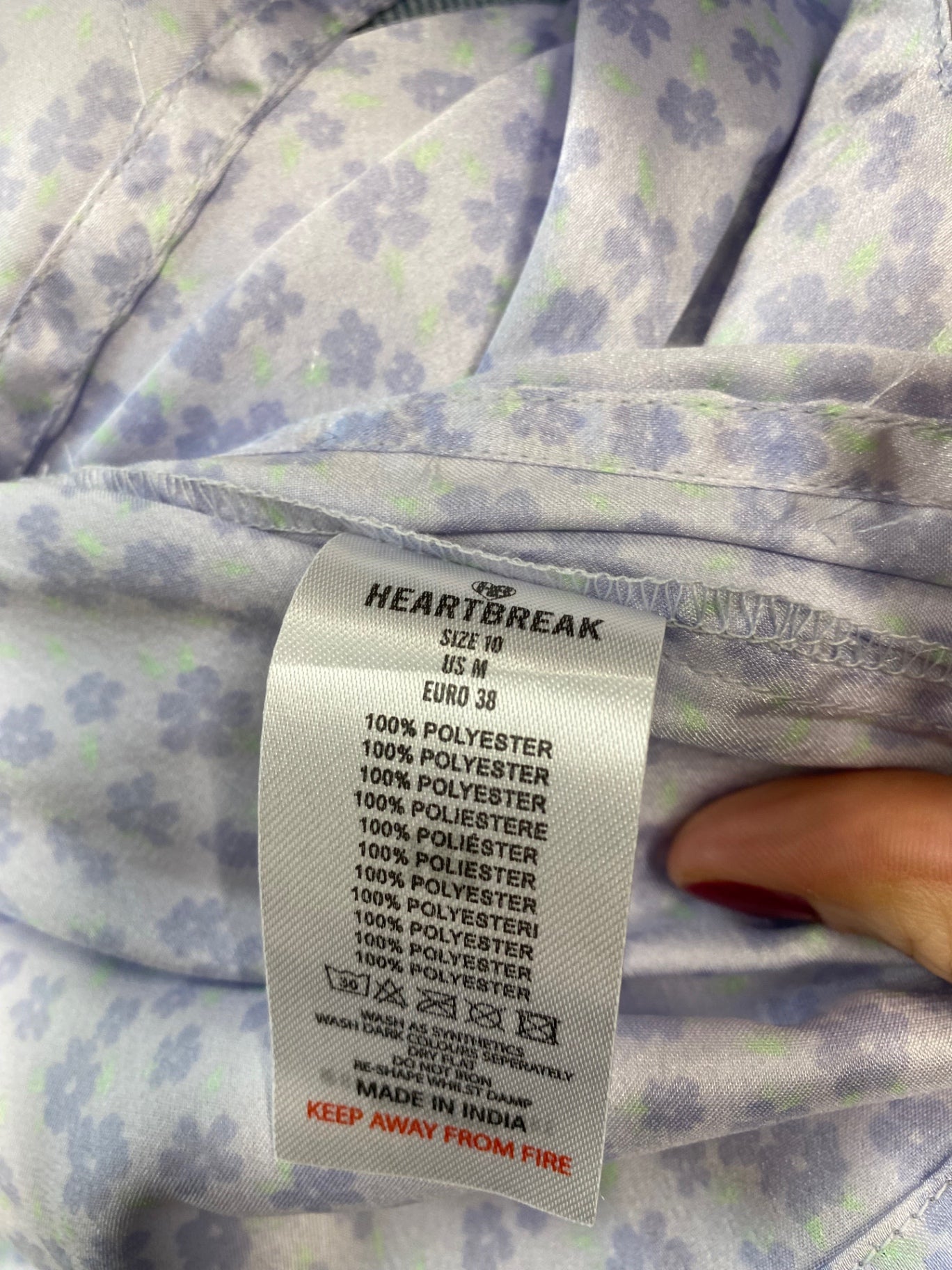 Stunning Heartbreak Dress UK 10 Lilac slip maxi dress AM006