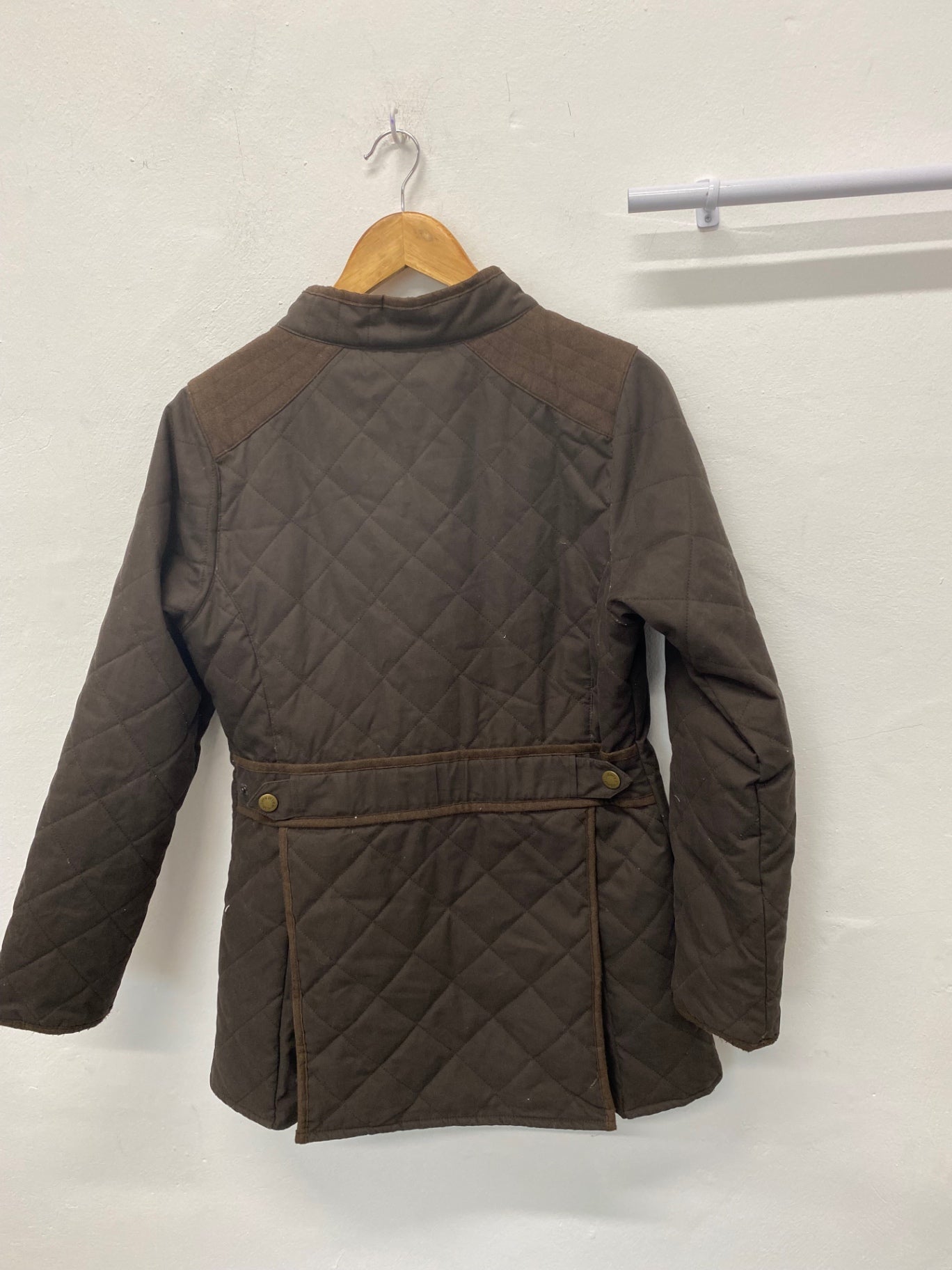 Stunning Dubarry Jacket UK 8 Brown padded classic BB001