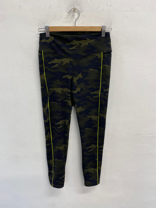 Stunning Victoria secrets pink Leggings Uk M Camouflage khaki BB001