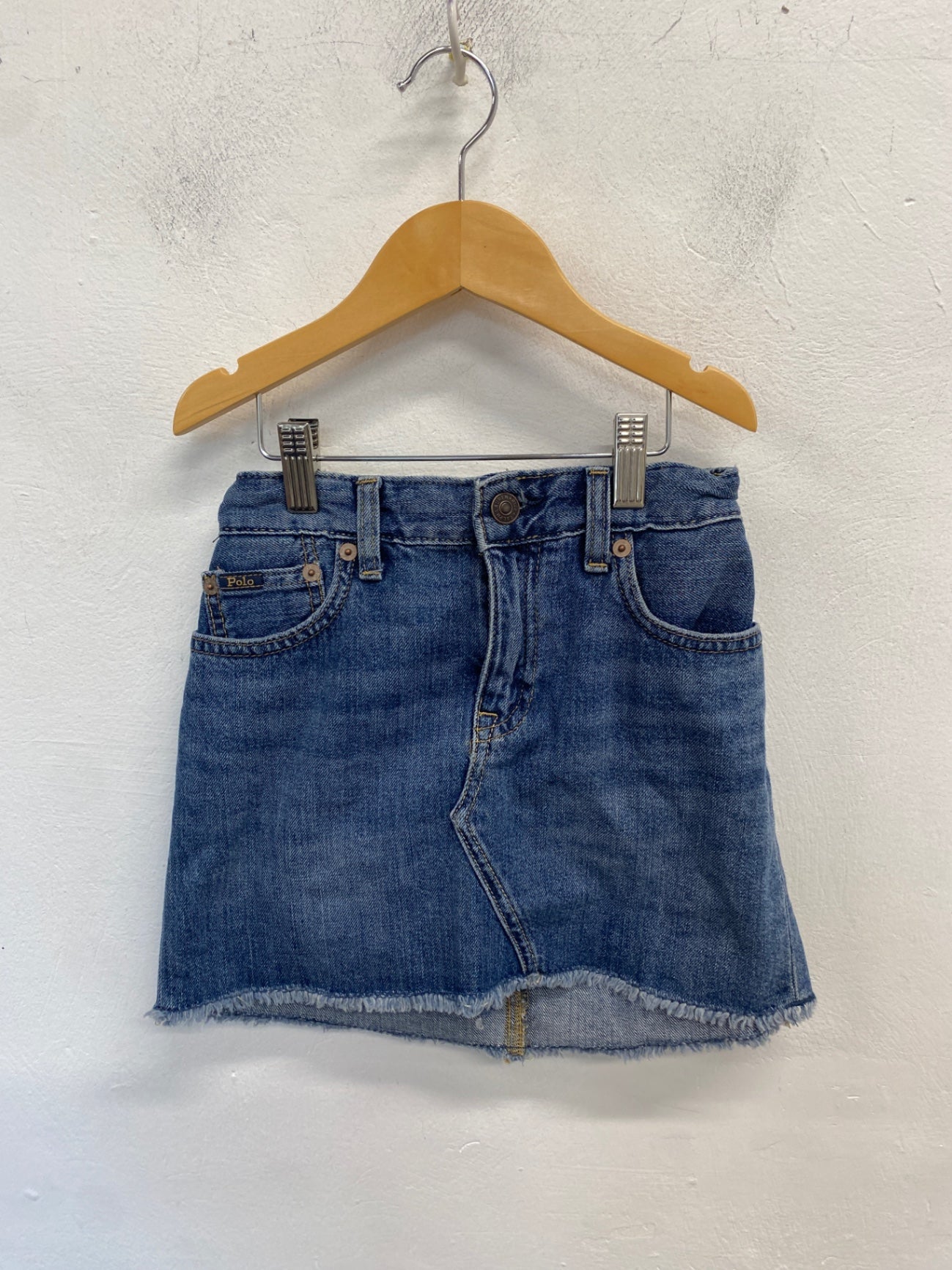 Classic Polo Ralph Lauren Denim skirt Age 10 Blue summer BB001
