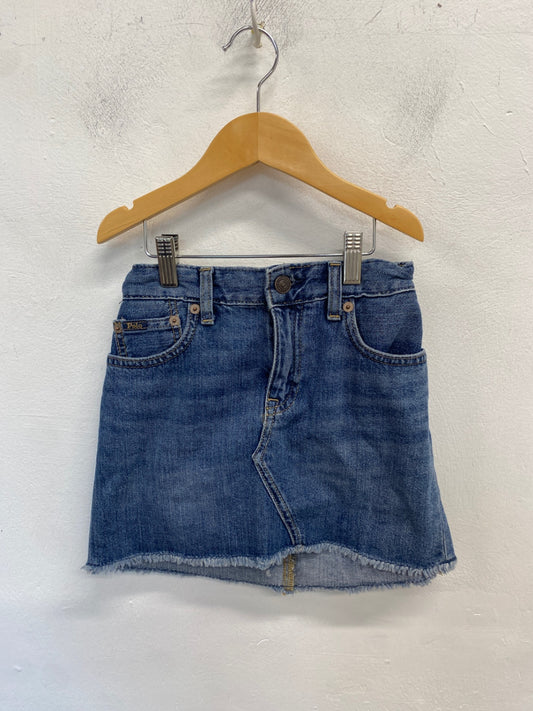 Classic Polo Ralph Lauren Denim skirt Age 10 Blue summer BB001