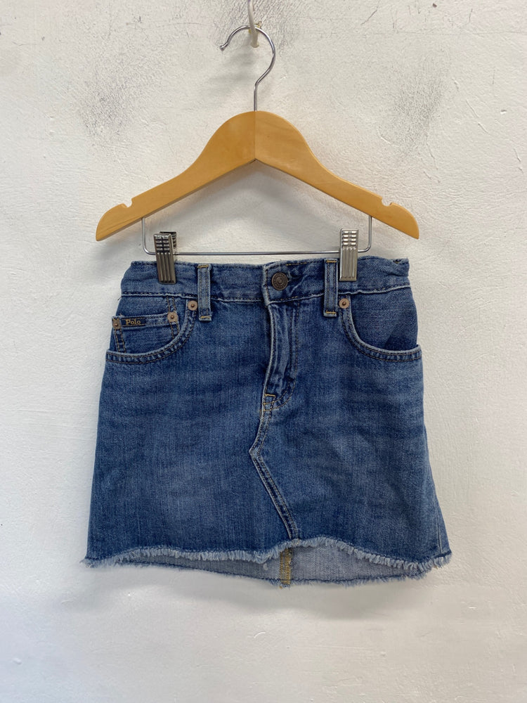 Classic Polo Ralph Lauren Denim skirt Age 10 Blue summer BB001