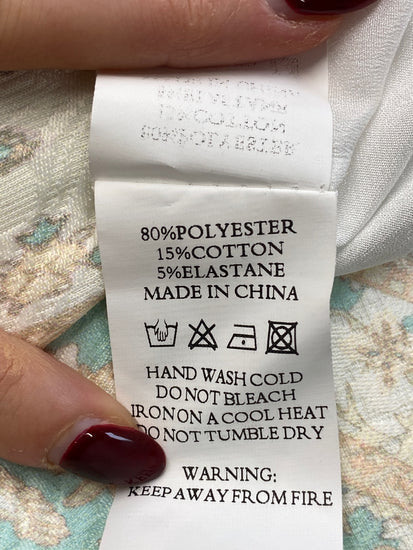 Stunning Comino couture Dress Uk 12 Mint cream BB001