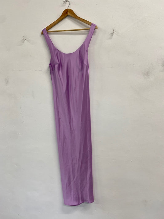 Stunning Asos Design Dress Uk 12 Lavender maxi wedding season AM006