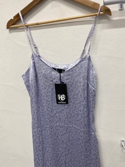 Stunning Heartbreak Dress UK 10 Lilac slip maxi dress AM006