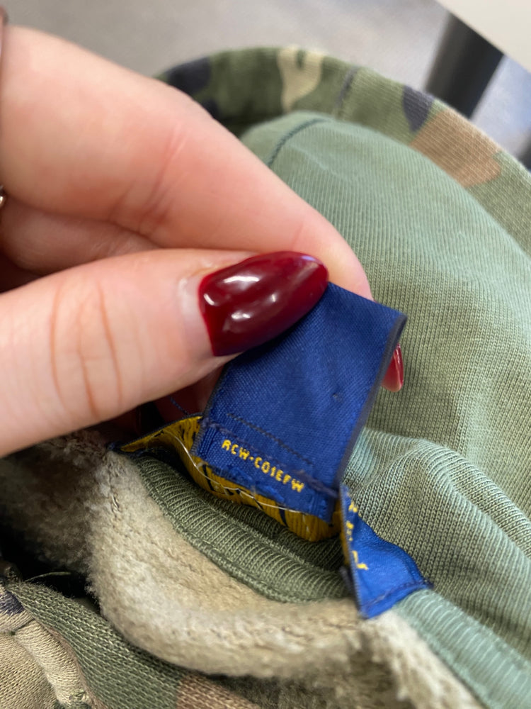 Classic POLO Ralph Lauren Hoodie Age 10-12 Camouflage khaki BB001