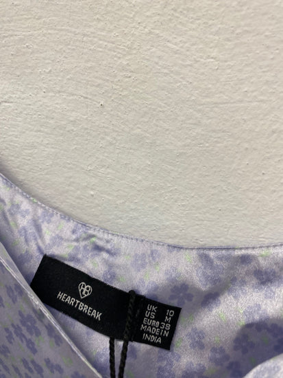 Stunning Heartbreak Dress UK 10 Lilac slip maxi dress AM006