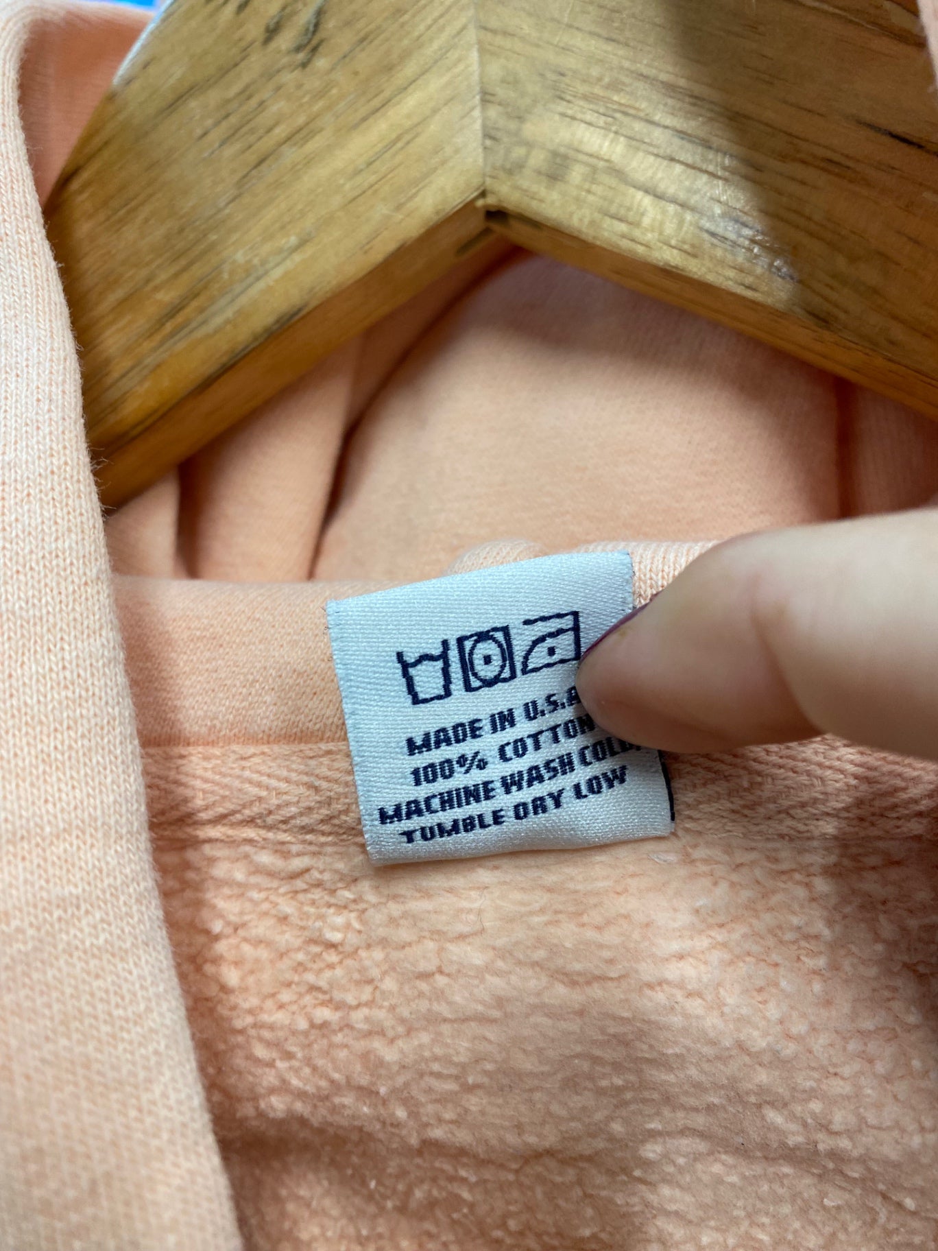 Stunning Sporty & Rich Hoodie UkL Peach classic BB001