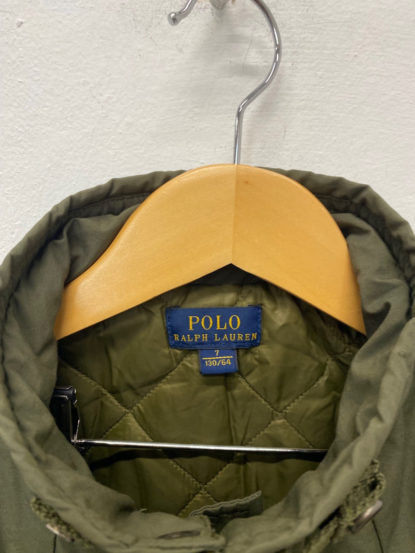 Classic Polo Ralph Lauren Field Utility Jacket Age 7 Khaki Iconic BB001