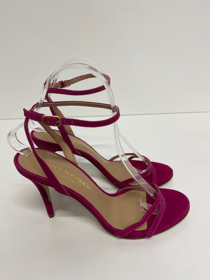 Stunning Kurt Geiger High Heeled Sandals uk4 Magenta occasion Events BB001