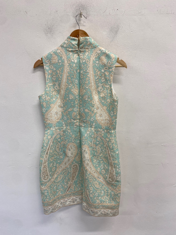 Stunning Comino couture Dress Uk 12 Mint cream BB001