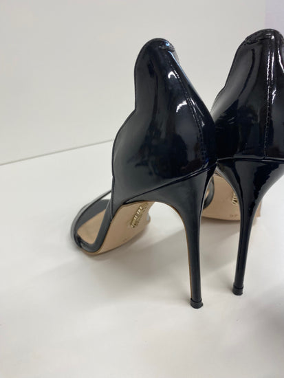 Stunning House of CB High Heels uk4 Black Dorsay Scallop BB001