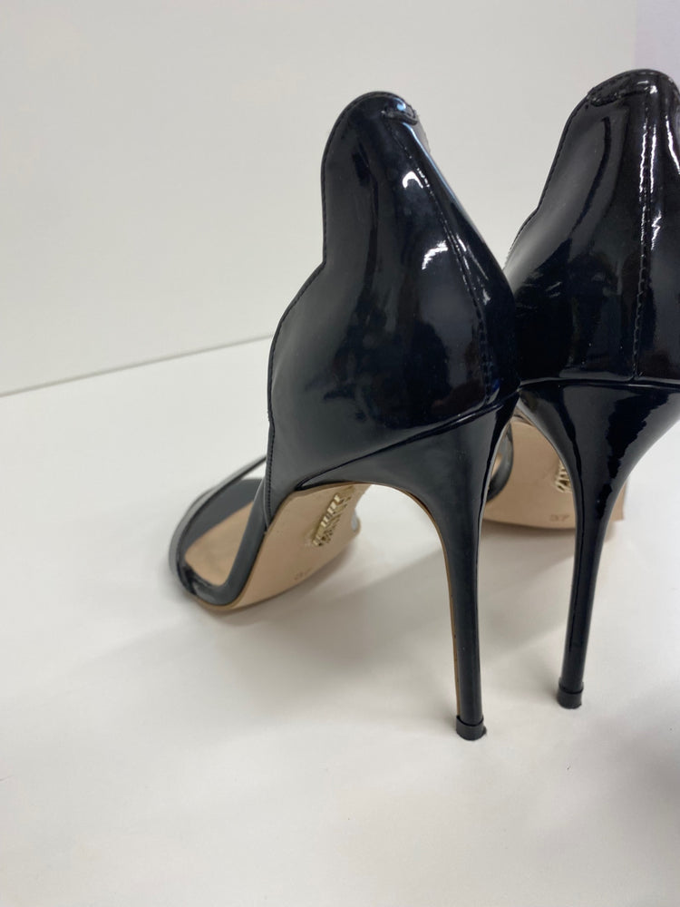 Stunning House of CB High Heels uk4 Black Dorsay Scallop BB001
