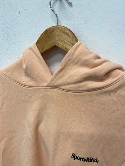 Stunning Sporty & Rich Hoodie UkL Peach classic BB001