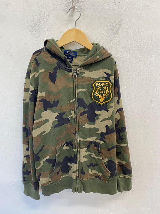 Classic POLO Ralph Lauren Hoodie Age 10-12 Camouflage khaki BB001