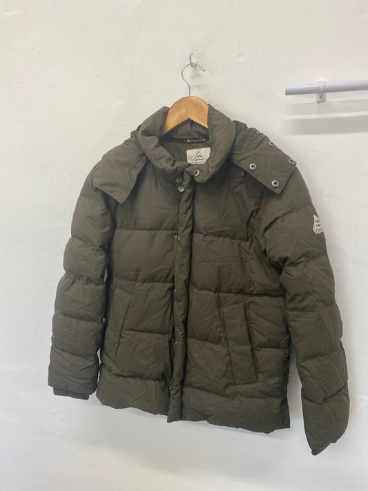 Classic Pyrenex down filled Puffer Jacket Age 14 Olive Green BB001