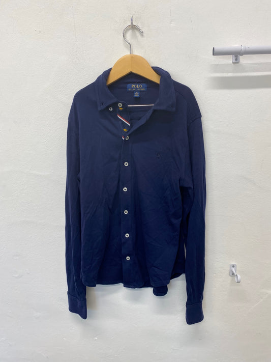 Classic POLO Ralph Lauren Shirt Age 10-12 Navy blue BB001