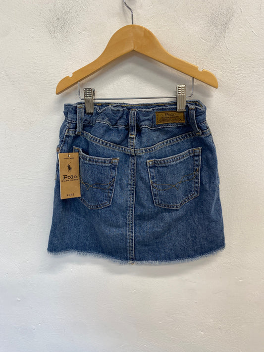 Classic Polo Ralph Lauren Denim skirt Age 10 Blue summer BB001