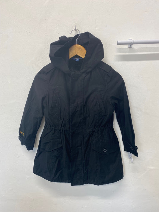 Classic Polo Ralph Lauren Parka Jacket Age 7 Black fur lined BB001