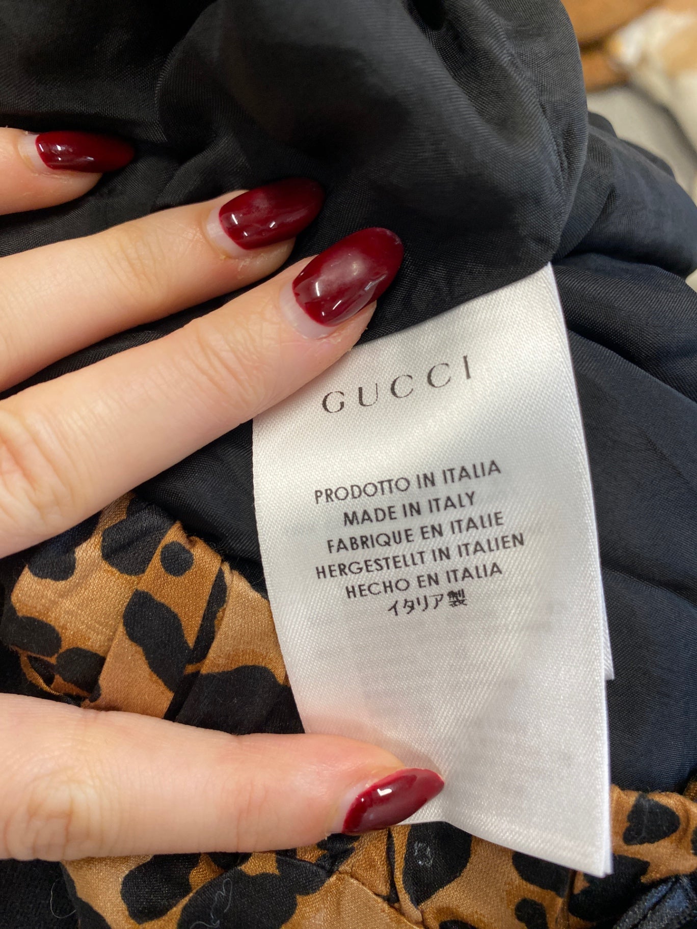 Classic Gucci Skirt Age 8 Brown and Black leopard BB001