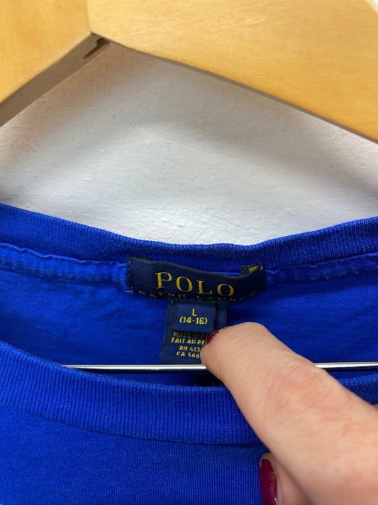 Classic Polo Ralph Lauren T-Shirt Age 14-16 Blue