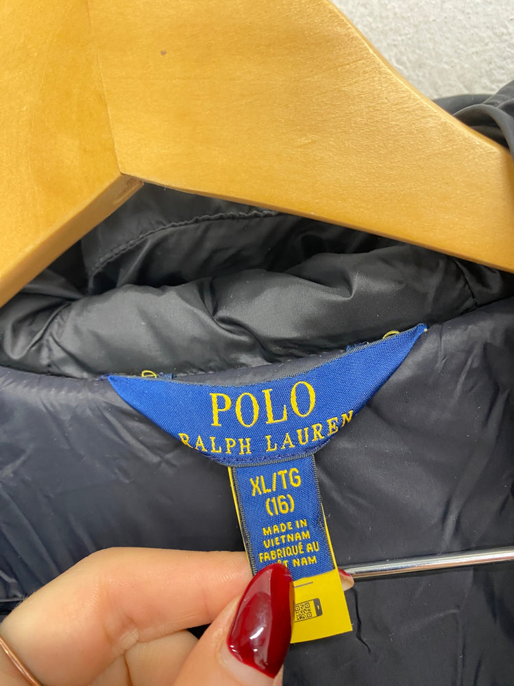 Classic Polo Ralph Lauren Puffer down Coat Age 16 Black BB001