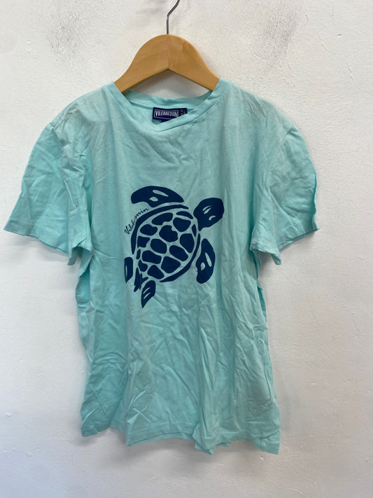 Classic Vilebrequin T-Shirt Age 12 Light Blue summer BB001