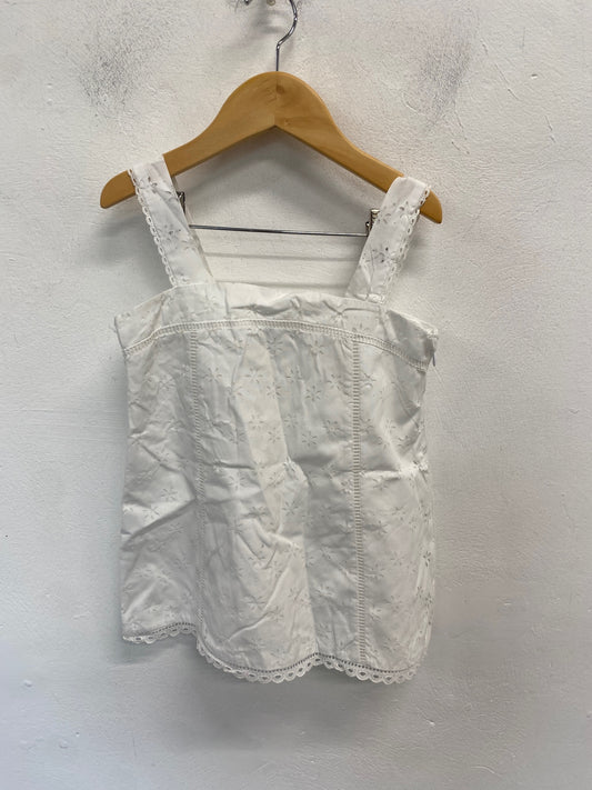 Classic Christian Dior Clothing label Age 8 White Broderie BB001