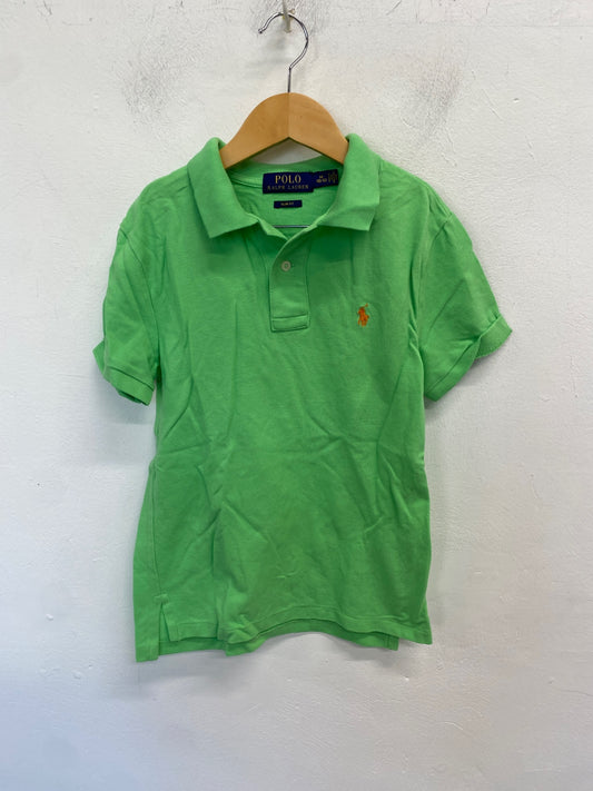 Classic Polo Ralph Lauren Polo Shirt Age 10-12 Green slim fit BB001