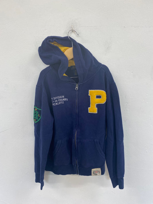 Classic Polo Ralph Lauren Hoodie 10-12 Years Navy & Yellow BB001